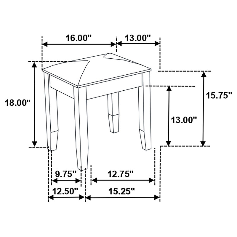 Felicity Vanity Stools
