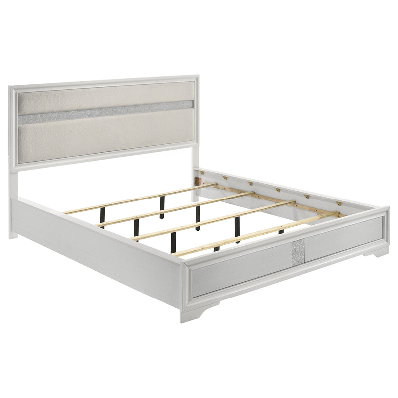 Miranda California King, E.King, Queen, Full, & Twin Bed Black & White