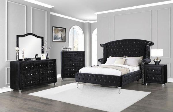 Deanna 4-piece Queen Bedroom Set Black image