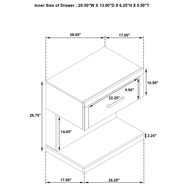 Kenora 5 Pc Bedroom Set