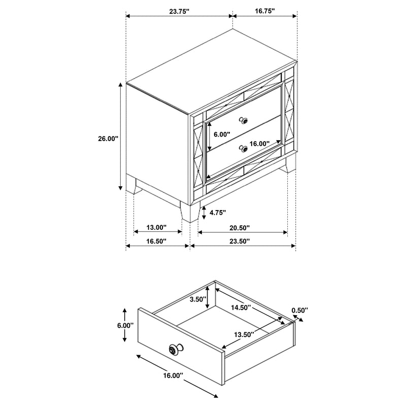 Camille 5 Pc Bedroom Sets
