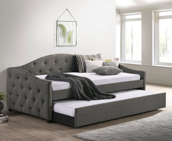 Sadie Upholstered Twin Daybed with Trundle image