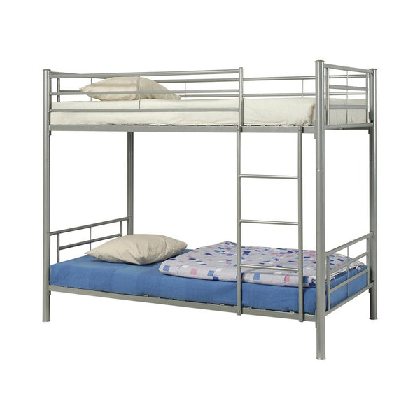 Hayward Twin Over Twin Bunk Bed Silver image