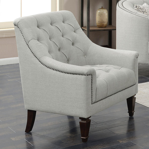 Avonlea Sloped Arm Upholstered Chair Grey image