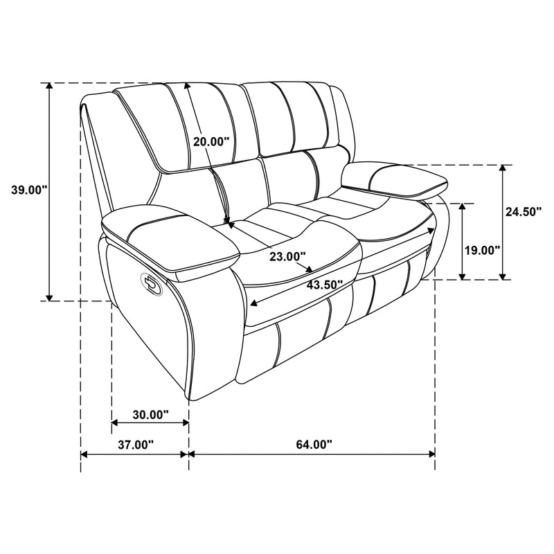 Camila Reclining 2 Pc Set