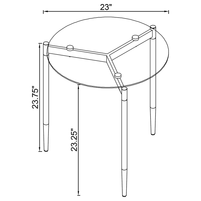 Rosalie End & Side Table