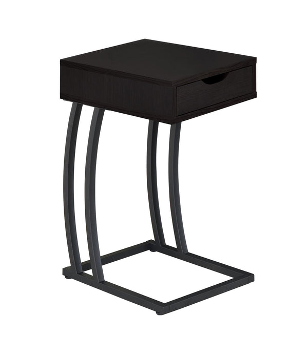 Troy Accent Table with Power Outlet Cappuccino image