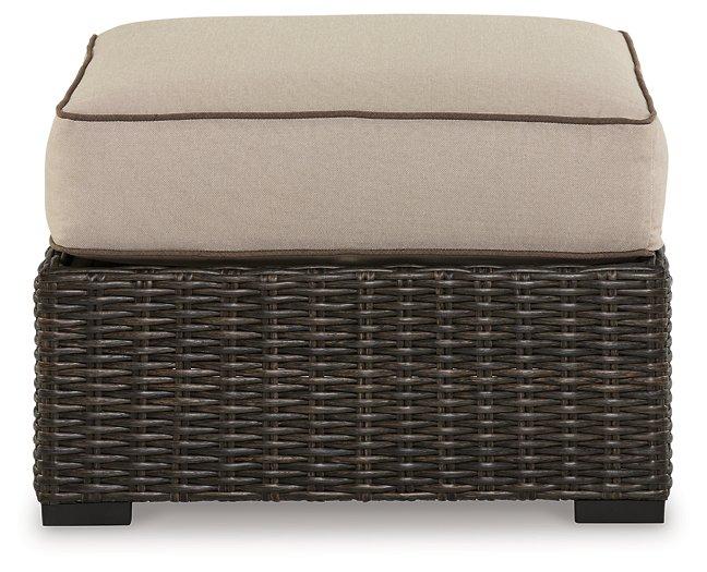 Coastline Bay Outdoor Ottoman with Cushion