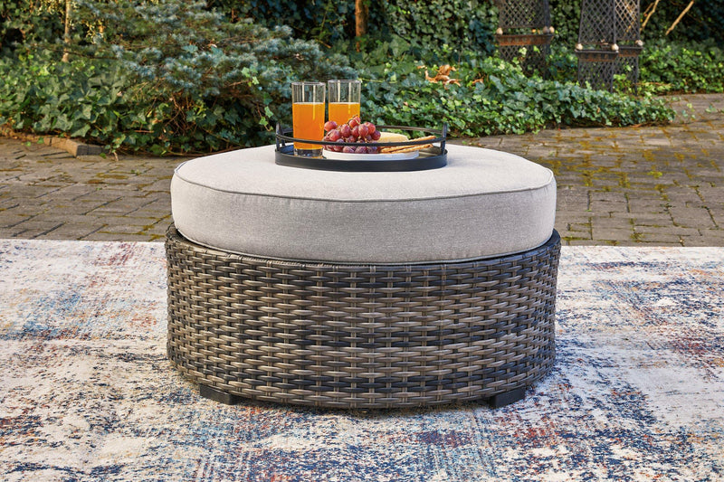 Harbor Court Ottoman with Cushion