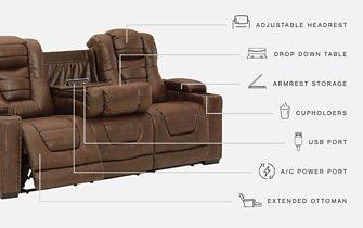 Owner's Box Power Reclining Sofa