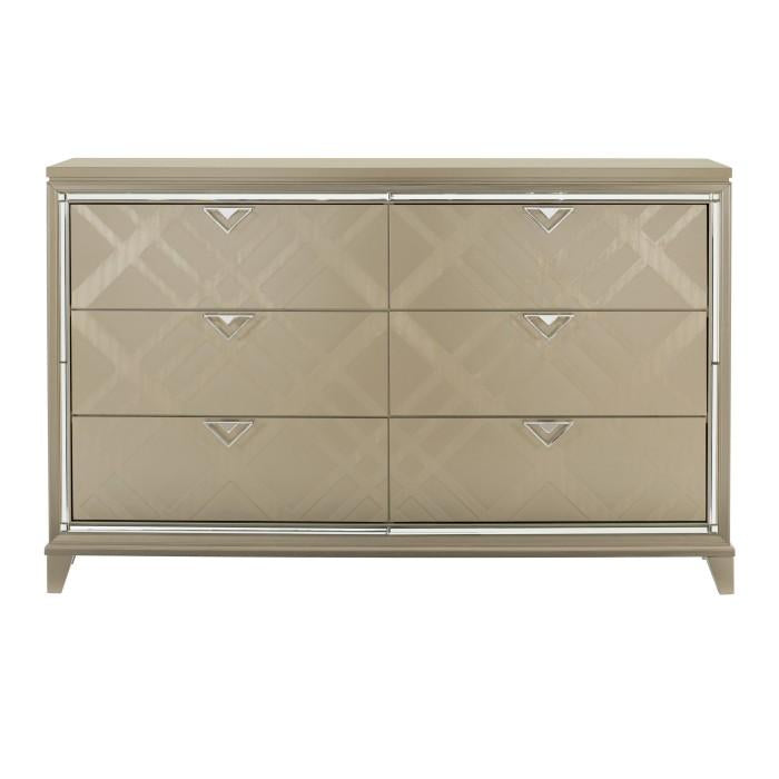 Bijou Dresser with Hidden Jewelry Drawers