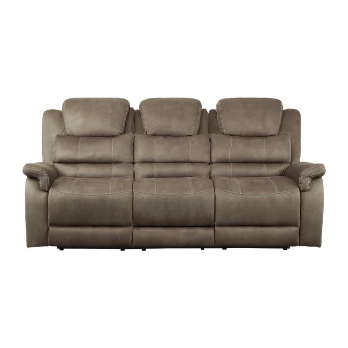 Shola Double Reclining Loveseat in Chocolate