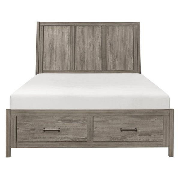 Bainbridge (3) Queen Platform Bed with Footboard Storage image