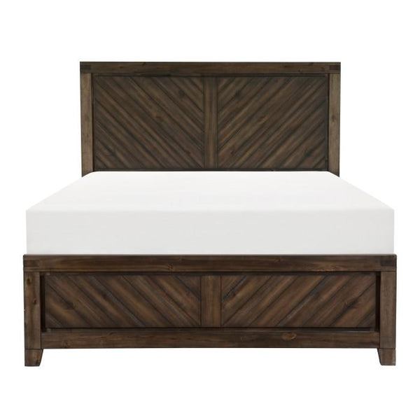 Parnell Queen Panel Bed in Rustic Cherry 1648-1 image