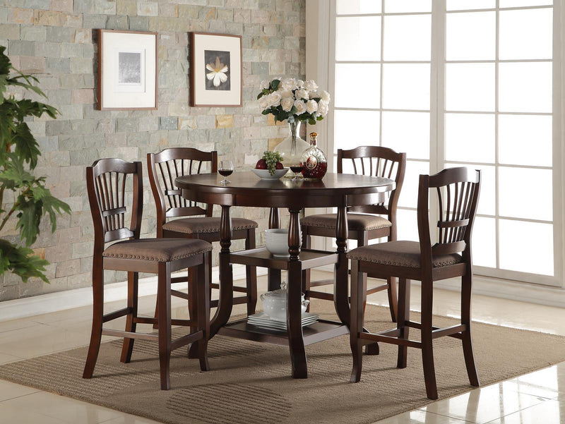 New Classic Bixby Counter Dining Table in Espresso