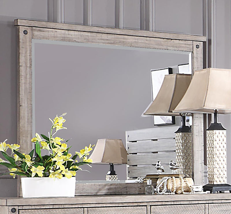 New Classic Furniture Marwick Mirror in Sand